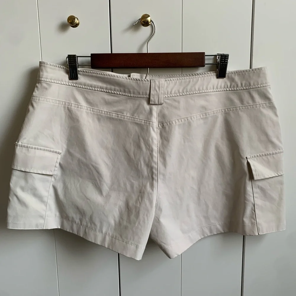 Zara‎ Women's Mini Cargo Khaki Skirt Skort Size XXL - Picture 4 of 9